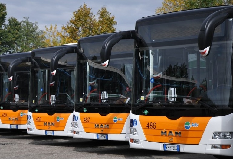 Immagine degli autobus Actv