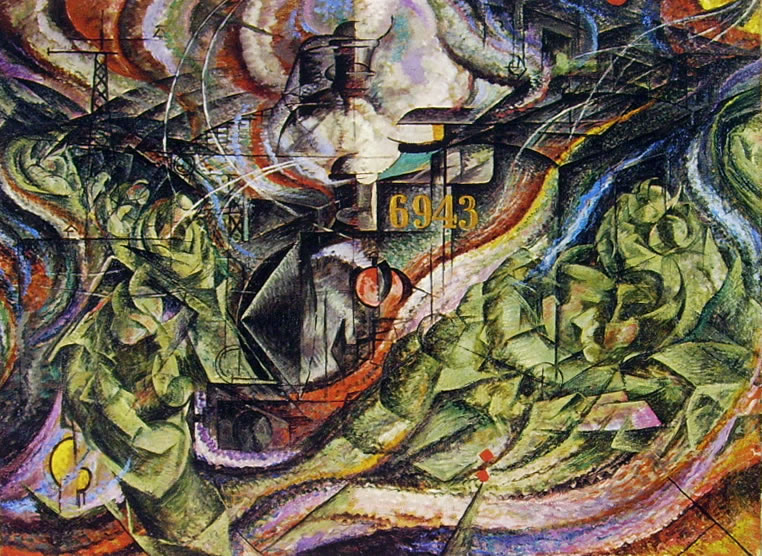 Umberto Boccioni, Stati d’animo. Gli addii, olio su tela, 1911