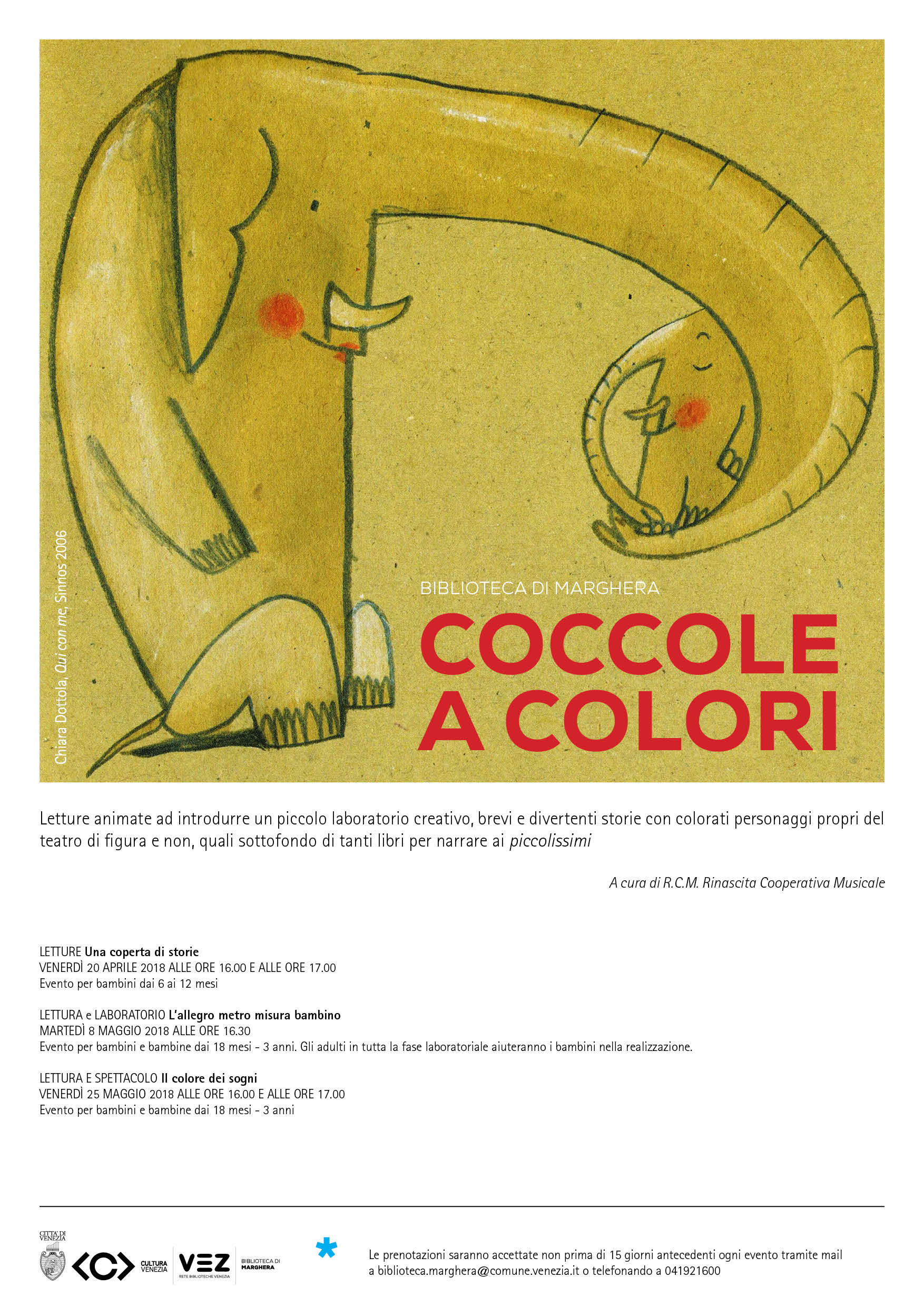 Locandina Coccole a colori