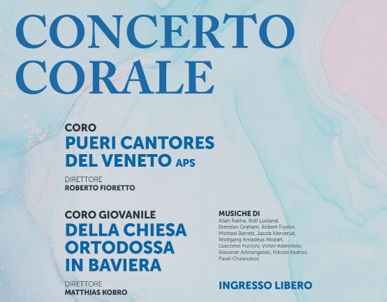 Grafica con titolo dell'evento e informazioni