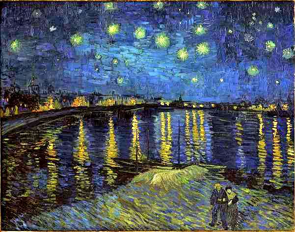 Van Gogh, Notte stellata sul Rodano