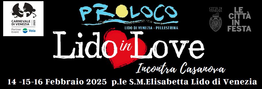 Grafica: al centro, titolo dell'evento sovrapposto a un cuore. Attorno loghi e informazioni.