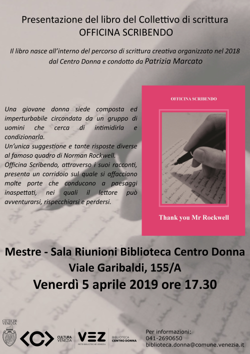 Locandina presentazione libro Officina Scribendo