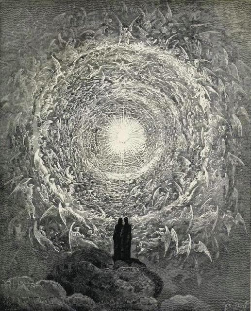 Illustrazione dal primo canto del Purgatorio