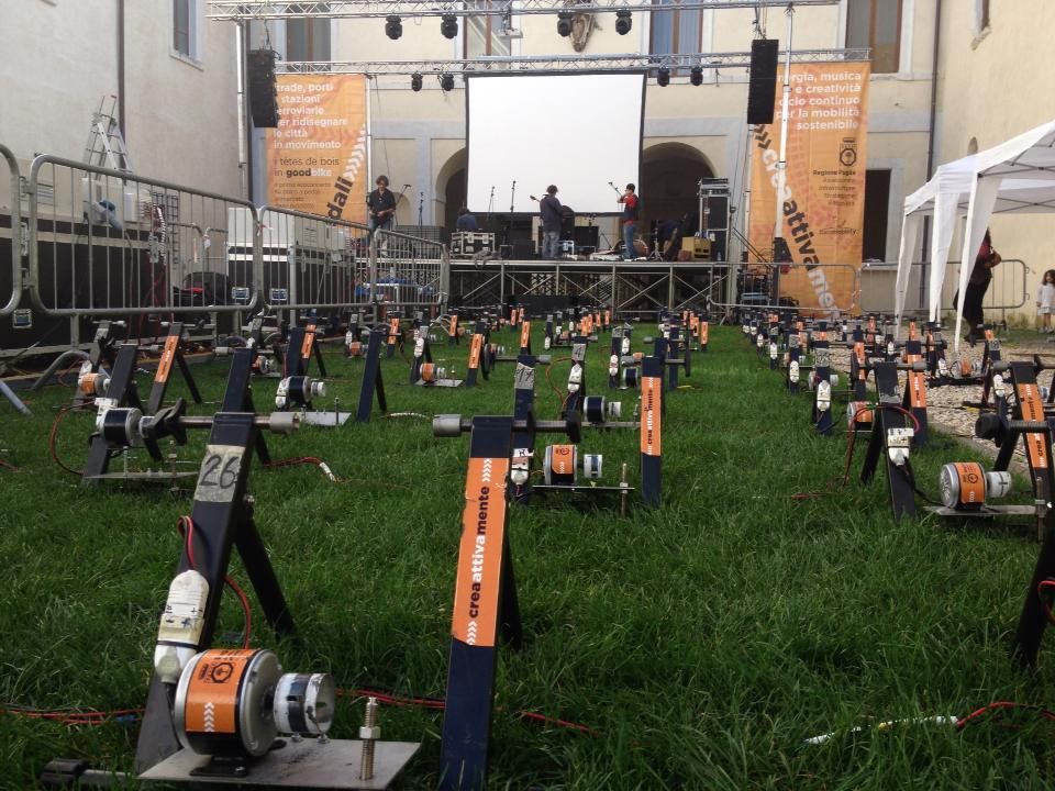palco a pedali