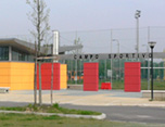 ingresso del campo sportivo Parco San Giuliano