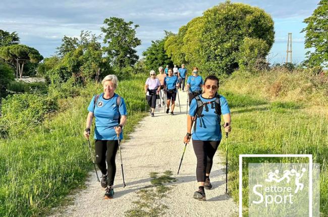 Nordic Walking con Asd Nordic Walking Montegrappa Team Serenissima, piastra polivalente Villaggio Laguna P.le Zendrini a Favaro, 13 giugno