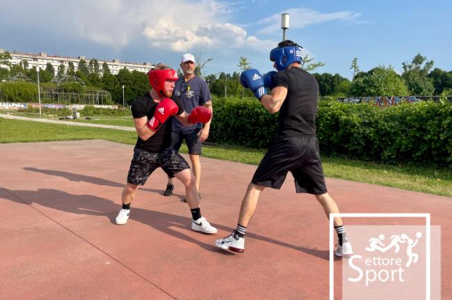 Karate Jujitsu Box olimpica con ASD Kami center amici della boxe, Piastra polivalente Parco Albanese a Mestre, 16 giugno