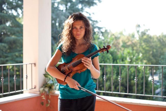 Lorenza Borrani violino, Giovanni Bietti pianoforte.