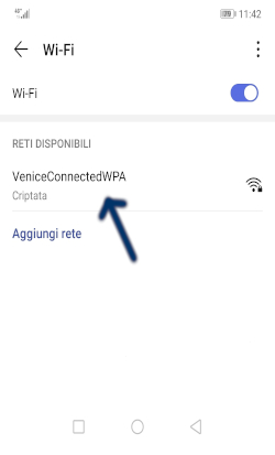 Impostazioni wifi Android