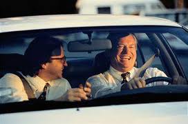Carpooling SPONTANEO: due conoscenti che vanno al lavoro insieme