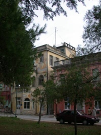 Vista della palazzina dell'Osservatorio Bioclimatologico dell'Ospedale al Mare del Lido di Venezia