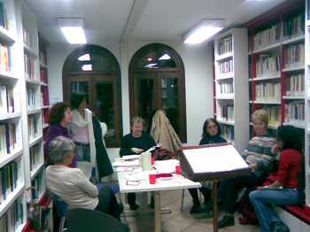 Il gruppo VociperLeggere al lavoro