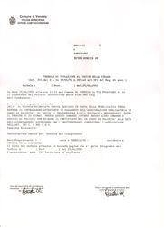 Verbale notificato tramite servizio postale