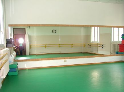Interno palestra del Centro sportivo "S. Nason"