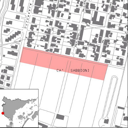 Localizzazione nucleo 14 Ca' Sabbioni 1