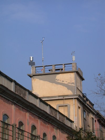 Gli strumenti sulla terrazza