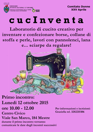 Locandina dell'iniziativa